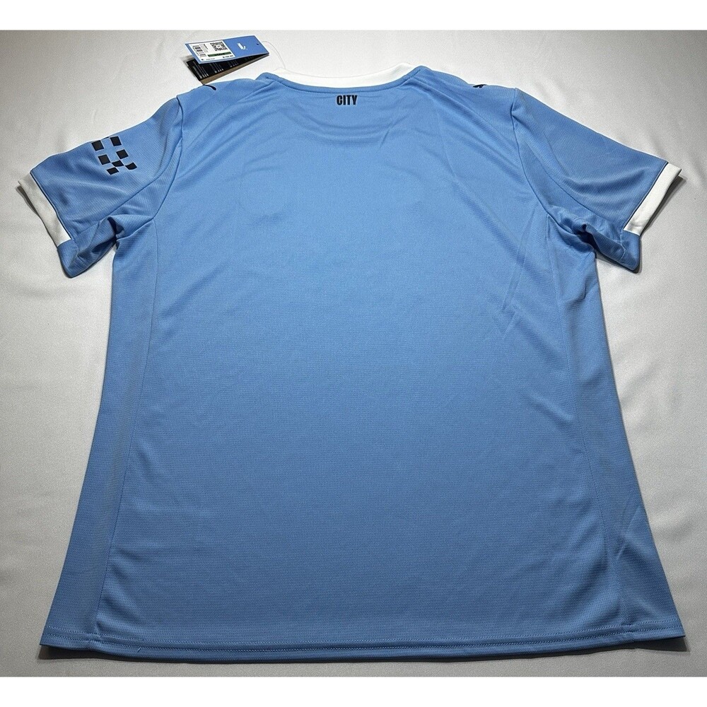Puma Manchester City Home Jersey Mens Size Large Authentic 780338 NWT New - Picture 7 of 16